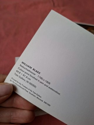 Lote 4 Postales William Blake