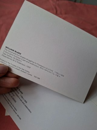 Lote 4 Postales William Blake