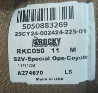 Botas Tácticas Militares Coyote Rocky