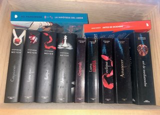 Variedad de libros nuevos