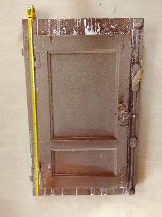 Ventanas madera con contraventanas grandes