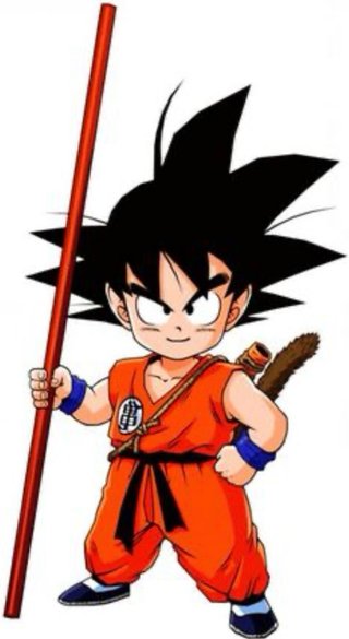 Silueta Goku Madera