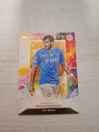 Carta Khvicha Kvaratskhelia Inception SSC Napoli