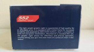 MIRA HOLOGRÁFICA 552 GRAPHIC SIGHT