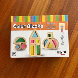 Bloques de Madera y Colores para Mesa de Luz
