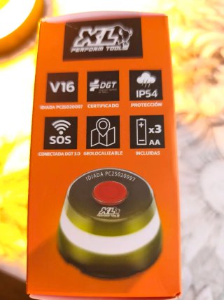 Luz Emergencia V16 DGT Homologada