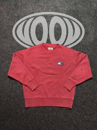 Sudadera Tommy Jeans Roja Talla M