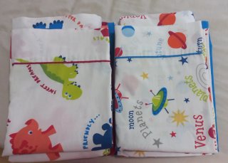 2 Juegos Sábanas Infantiles Dinosaurios y Planetas