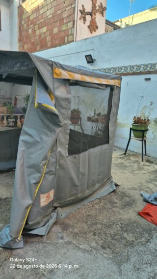 Tienda Cocina Camping Gris