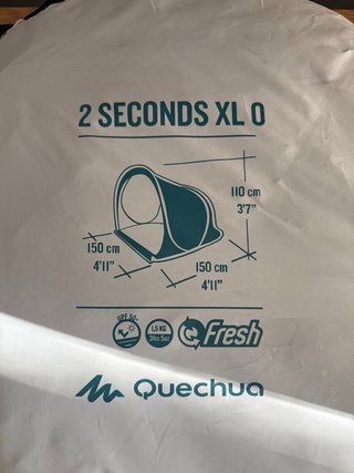 Tienda de campaña Quechua 2 Seconds XL