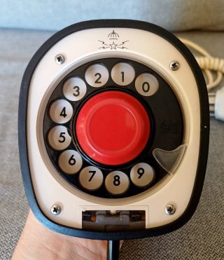 Ericofon Ericsson Cobra telefono vintage Crema