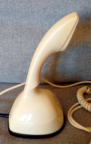 Ericofon Ericsson Cobra telefono vintage Crema