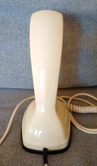 Ericofon Ericsson Cobra telefono vintage Crema