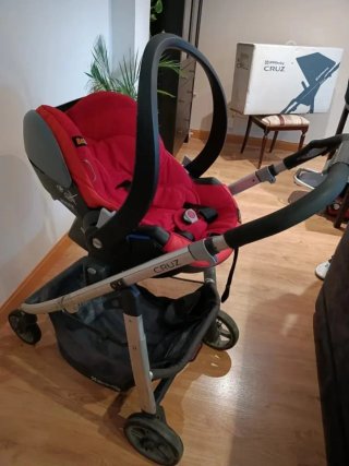 Carro Bebé UPPAbaby Cruz 3 en 1 Rojo