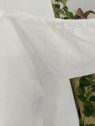 Blusa Rociera Blanca Talla Única