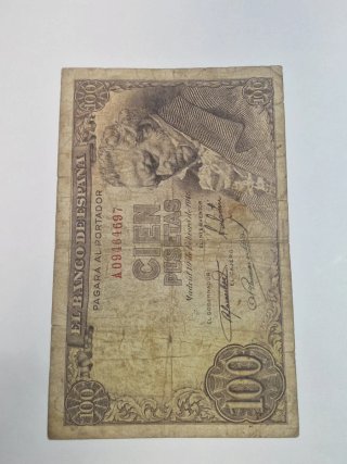 BILLETE 100 PESETAS 1946