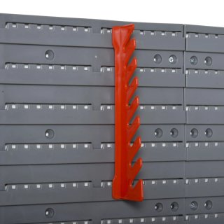 Scaffalatura a Parete per Utensili 44 Pezzi