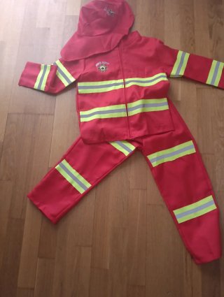 Disfraz Bombero Infantil 130cm