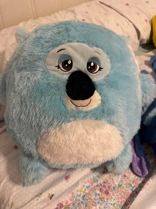 Peluche azul suave