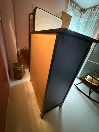 Cómoda HEMNES 6 cajones negro/marrón
