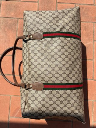 Borsone Gucci Vintage GG Supreme Anni 70