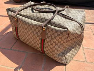 Borsone Gucci Vintage GG Supreme Anni 70