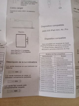 Penna rossa per iPad con cavo USB