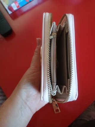 Cartera Michael Kors Rosa y Dorada