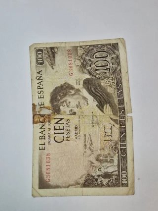 BILLETE 100 PESETAS 1965