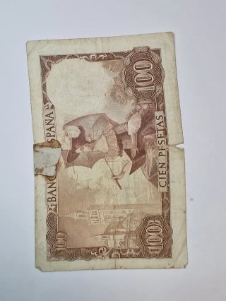 BILLETE 100 PESETAS 1965