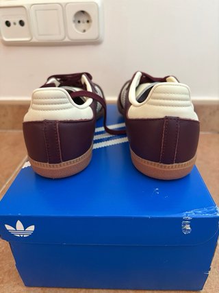 Adidas Samba OG Talla 38 Burdeos/Blanca