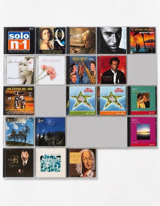 Lote 19 discos música cd vintage