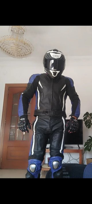 Traje de cuero moto Talla L