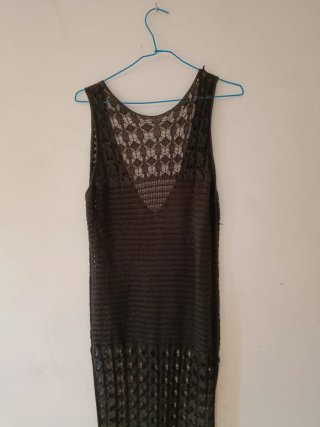 Vestido crochet  Zara Talla S pero talla grande