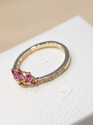 Anillo Pandora Tiara Disney Princesas Talla 54+caj