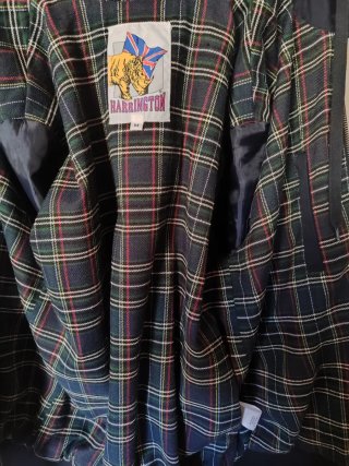 Chaqueta Harrington Talla M Azul