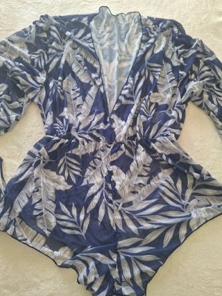 Conjunto bikini 3 piezas estampado floral