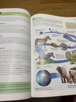 Biologia i geologia, 1 Batxillerat
