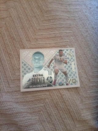 Carta Mbappé Extra Sticker Plata 26/27