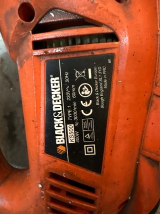 Sierra de calar Black & Decker KS500