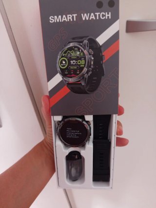 Reloj Inteligente Smartwatch Hombre Negro
