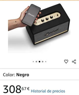 Altavoz bluetooth marshall action 2