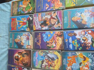 Lote 44 Películas VHS Disney (Español)
