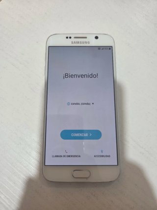 Samsung Galaxy S6 Plata/Blanco