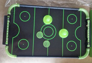 Juego Hockey Aéreo Brillante Oscuridad