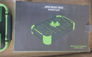 Juego Hockey Aéreo Brillante Oscuridad