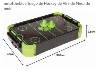 Juego Hockey Aéreo Brillante Oscuridad