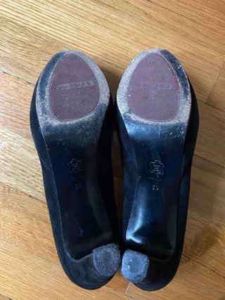 Zapatos Mascaró Angelis Ante Negro con Flor