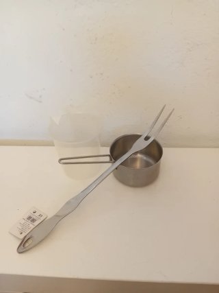 Lote 3 Utensilios Cocina Metal y Plástico