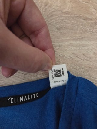 Camiseta Adidas Azul Logo